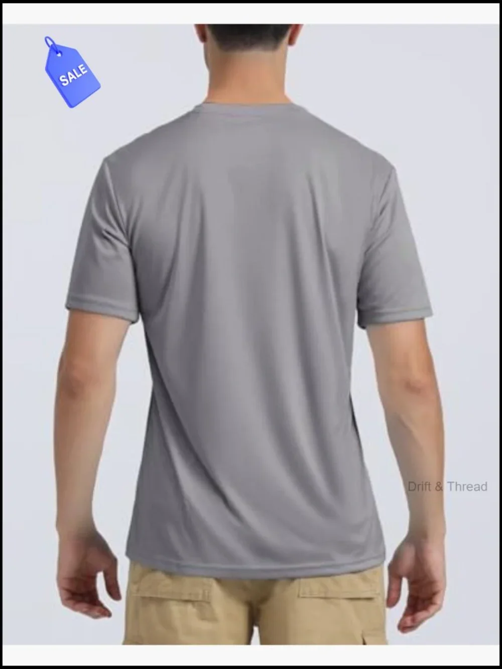 Men's UPF 50+ Rash Guard Sun Protection Shirt Short Sleeve